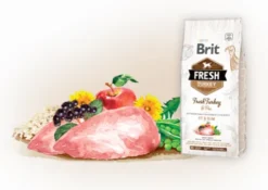 Brit Fresh Fit&Slim Overweight&Senior Dogs Turkey with Pea Sucha Karma dla psa op. 12kg