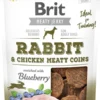 Brit Meaty Jerky Rabbit Meaty Coins dla psa op. 80g