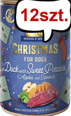 Brit Mono Protein Adult Christmas Duck Mokra Karma dla psa op. 400g Pakiet 12szt.