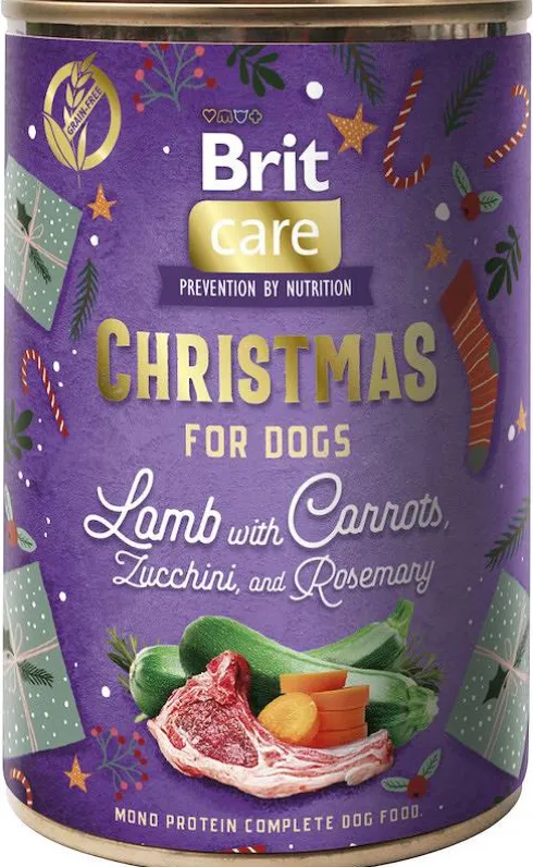 Brit Mono Protein Adult Christmas Lamb Mokra Karma dla psa op. 400g Pakiet 12szt.