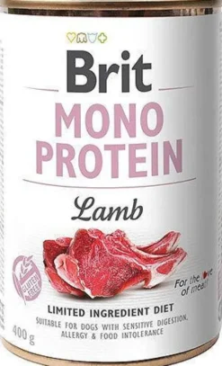 Brit Mono Protein Adult Lamb Mokra Karma dla psa op. 400g