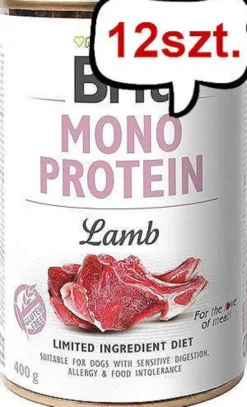 Brit Mono Protein Adult Lamb Mokra Karma dla psa op. 400g Pakiet 12szt.