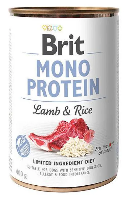 Brit Mono Protein Adult Lamb&Rice Mokra Karma dla psa op. 400g