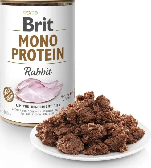 Brit Mono Protein Adult Rabbit Mokra Karma dla psa op. 400g