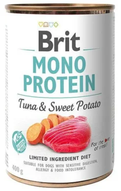 Brit Mono Protein Adult Tuna&Sweet Potato Mokra Karma dla psa op. 400g