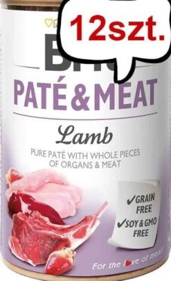 Brit Pate&Meat Adult Lamb Mokra Karma dla psa op. 400g Pakiet 12szt.