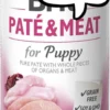 Brit Pate&Meat Puppy Chicken&Turkey Mokra Karma dla psa op. 400g Pakiet 12szt.