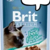 Brit Premium Adult Beef Fillets GRAVY Mokra Karma dla kota op. 85g PAKIET 24szt.