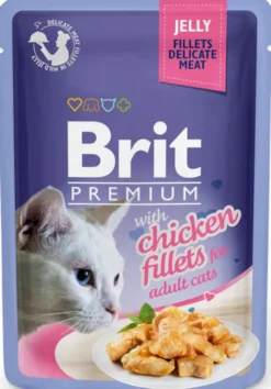 Brit Premium Adult Chicken Fillets JELLY Mokra Karma dla kota op. 85g