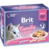 Brit Premium Adult Family Plate Fillets in jelly Mokra Karma dla kota op. 12x85g