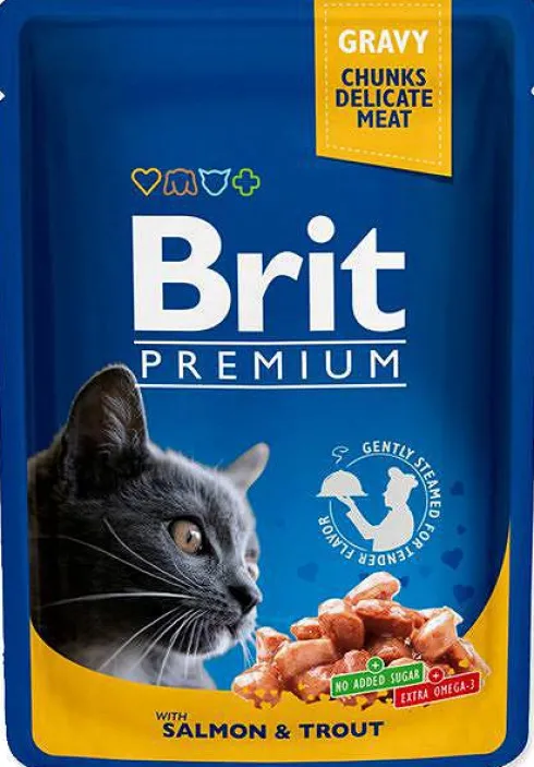 Brit Premium Adult Family Plate Chunks Mokra Karma dla kota op. 12x100g