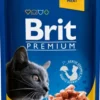 Brit Premium Adult łosoś i pstrąg w sosie Mokra Karma dla kota op. 100g