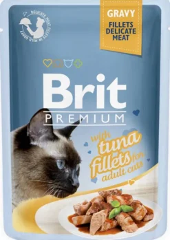 Brit Premium Adult Tuna Fillets GRAVY Mokra Karma dla kota op. 85g