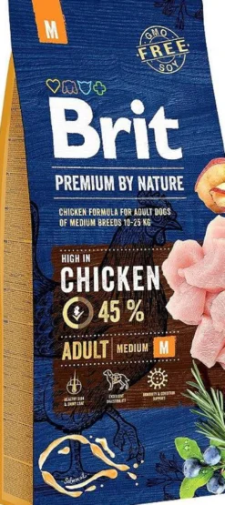 Brit Premium by Nature Adult Medium Sucha Karma dla psa op. 2x15kg MEGA-PAK