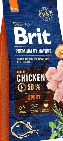 Brit Premium by Nature Adult Sport Sucha Karma dla psa op. 15kg