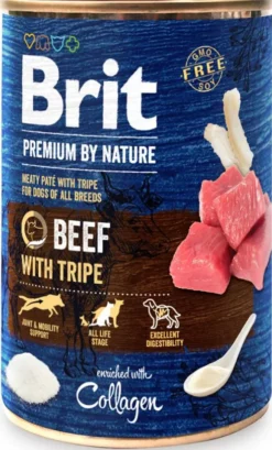 Brit Premium by Nature Beef with Tripe Mokra Karma dla psa op. 400g Pakiet 6szt.