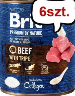 Brit Premium by Nature Beef with Tripe Mokra Karma dla psa op. 800g Pakiet 6szt.