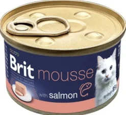 Brit Premium by Nature Cat Mousse Salmon Mokra Karma dla kota op. 85g