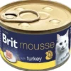 Brit Premium by Nature Cat Mousse Turkey Mokra Karma dla kota op. 85g