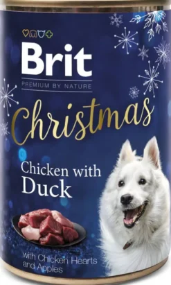 Brit Premium by Nature Christmas Adult Chicken&Duck Mokra Karma dla psa op. 400g