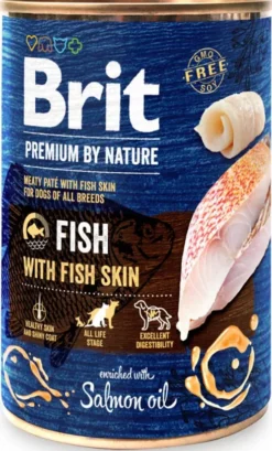 Brit Premium by Nature Fish with Fish Skin Mokra Karma dla psa op. 400g
