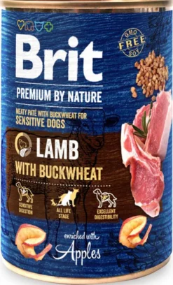 Brit Premium by Nature Lamb with Buckwheat Mokra Karma dla psa op. 400g