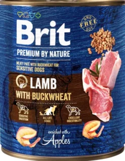Brit Premium by Nature Lamb with Buckwheat Mokra Karma dla psa op. 800g