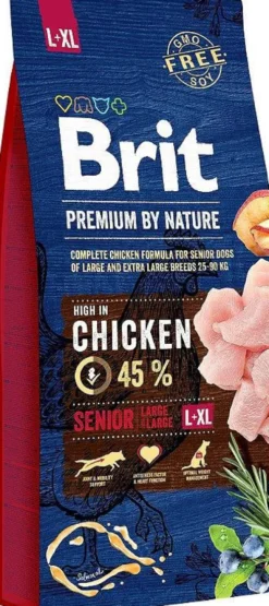 Brit Premium by Nature Senior Large&Extra Large Sucha Karma dla psa op. 15kg
