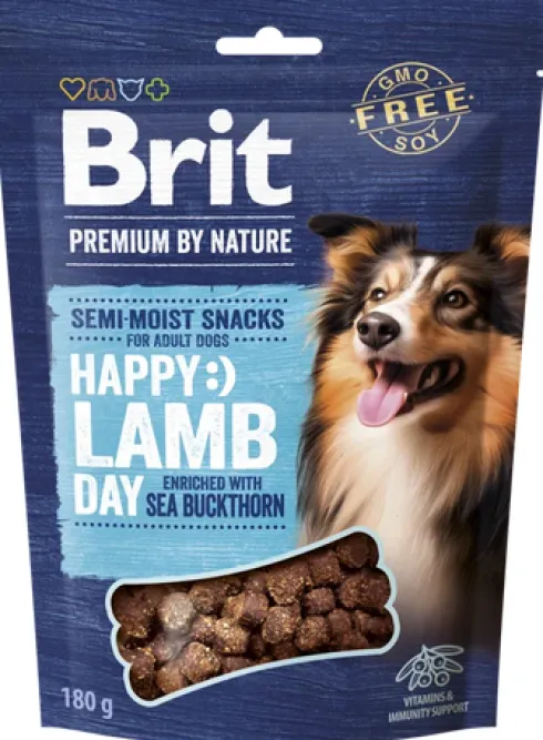 Brit Premium Happy Snacks Lamb with Sea Buckthorn Przysmak dla psa op. 180g