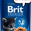Brit Premium Kitten Chicken Chunks Mokra Karma dla kociąt op. 100g Pakiet 24szt.