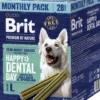Brit Premium Monthly Pack Happy Snacks Dental Przysmak dla psa rozm. L op. 28szt.+ Brit Training Snack Small op. 200g