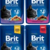 Brit Premium Pakiet degustacyjny Mokra Karma dla kota op. 12x100g