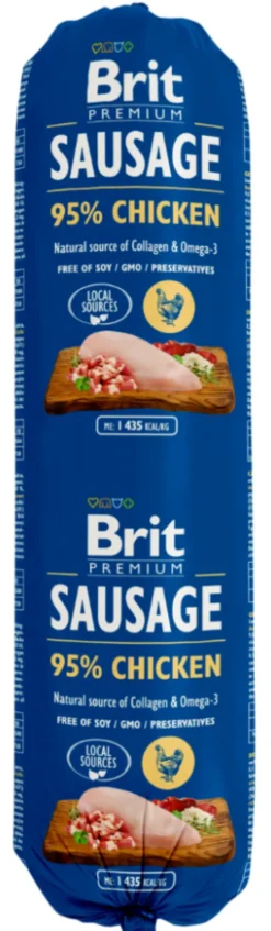 Brit Premium Sausage Adult Chicken Mokra Karma dla psa op. 800g