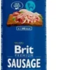 Brit Premium Sausage Adult Chicken&Lamb Mokra Karma dla psa op. 800g Pakiet 12szt.