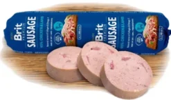 Brit Premium Sausage Adult Sport Formula Beef&Fish Mokra Karma dla psa op. 800g
