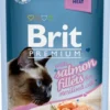 Brit Premium Sterilised Salmon Fillets Mokra Karma dla kota op. 85g