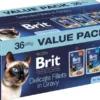 Brit Premium Value Pack Adult Cats Delicate Fillets in Gravy Mokra Karma dla kota op. 36x85g