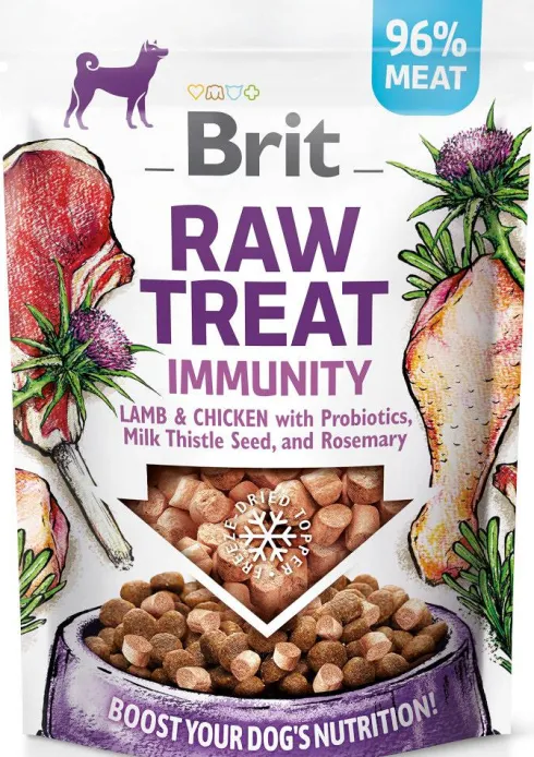Brit Przysmak Raw Treat Immunity Lamb&Chicken dla psa op. 40g