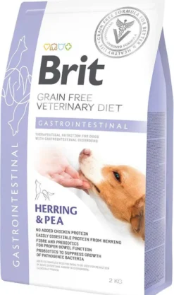 Brit Veterinary Diet Gastrointestinal Herring&Pea Sucha Karma dla psa op. 2kg