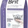 Brit Veterinary Diet Gastrointestinal LOW FAT Herring&Pea Sucha Karma dla kota op. 2kg