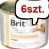 Brit Veterinary Diet Hepatic Turkey&Pea Mokra Karma dla psa op. 200g Pakiet 6szt.
