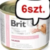 Brit Veterinary Diet Hypoallergenic Salmon Mokra Karma dla psa op. 200g Pakiet 6szt.