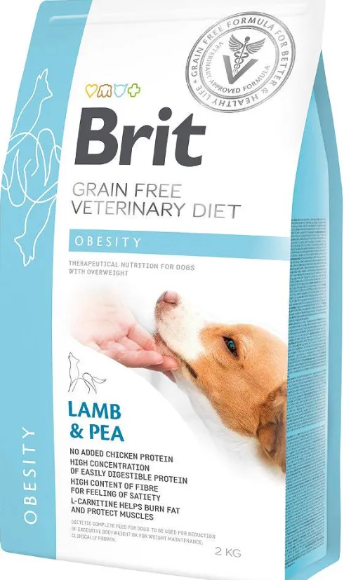 Brit Veterinary Diet Obesity Lamb&Pea Sucha Karma dla psa op. 2kg