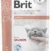 Brit Veterinary Diet Renal Salmon Mokra Karma dla kota op. 85g SASZETKA