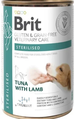 Brit Veterinary Diet Sterilised Tuna&Lamb Mokra Karma dla psa op. 400g