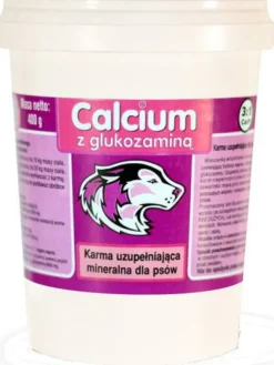 Calcium Preparat witaminowy Fioletowy z glukozaminą dla psa op. 400g