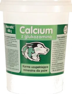Calcium Preparat witaminowy Zielony z glukozaminą dla psa op. 400g