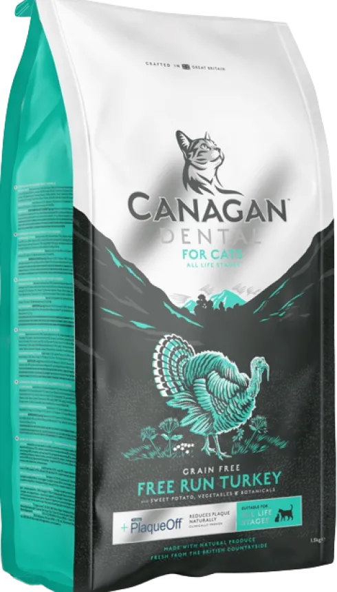 Canagan Cat Dental Free Run Turkey Sucha Karma dla kota op. 1.5kg