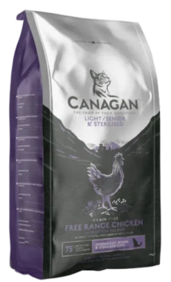 Canagan Cat Light&Senior&Sterilised Sucha Karma dla kota op. 4kg