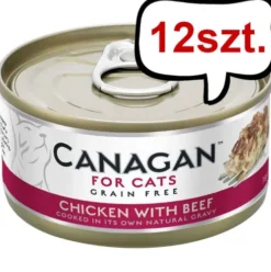 Canagan For Cats Chicken with Beef Mokra Karma dla kota op. 75g Pakiet 12szt.